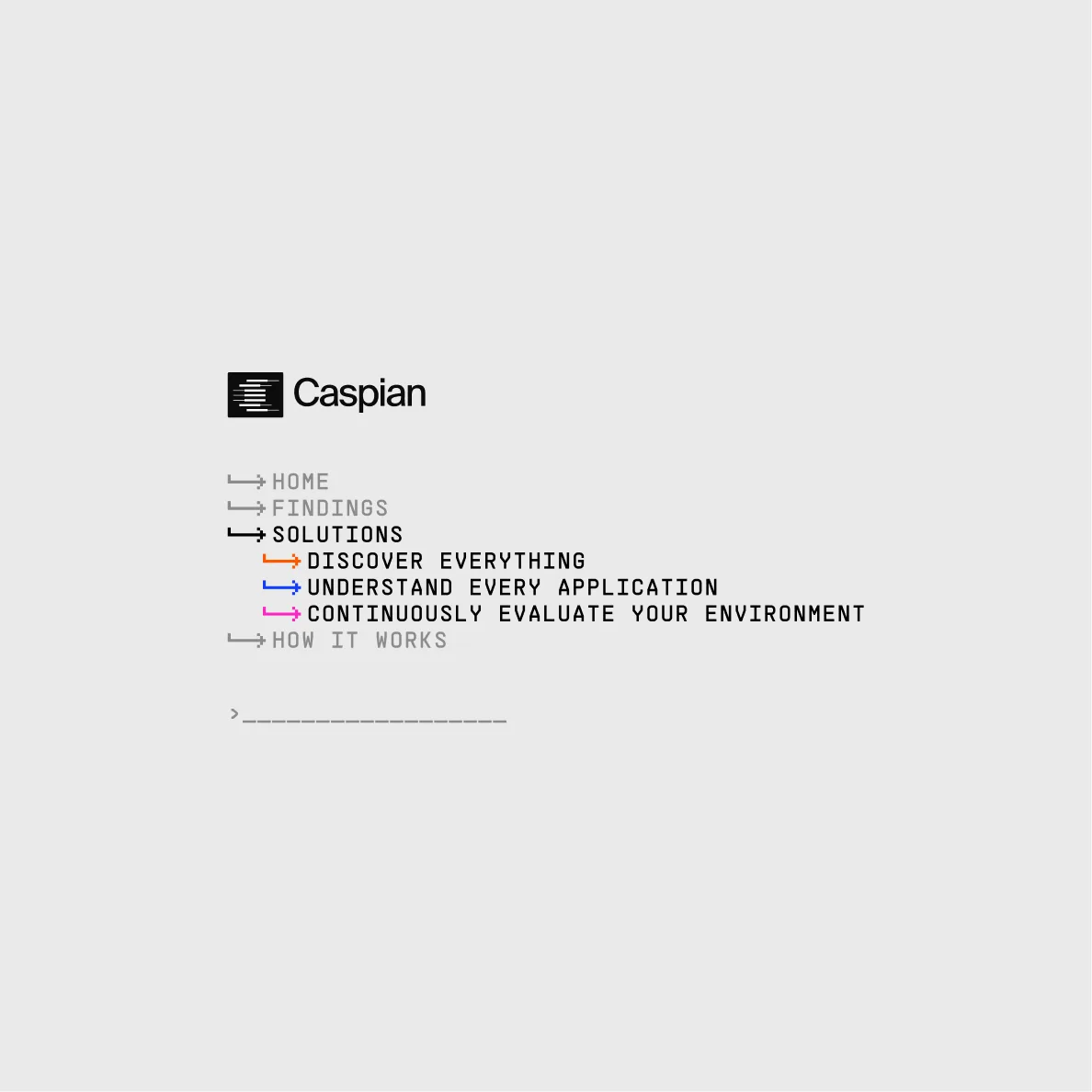 Caspian navigation